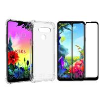 Pelicula De Vidro 3d + Capa Anti Impacto LG K50s