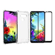 Pelicula De Vidro 3d + Capa Anti Impacto LG K50s top