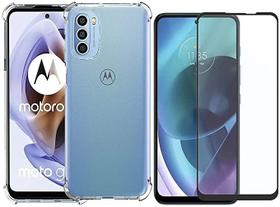 Película De Vidro 3d + Capa Anti Impacto Motorola G6