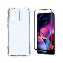 Película De Vidro 3D + Capa Antiimpacto Motorola One XT1941