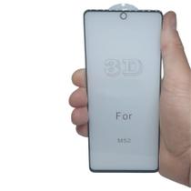Película de Vidro 3D Compatível com Samsung M52 (Tela de 6.7)