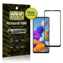 Película de Vidro 3D de Fácil Aplicação Galaxy A21s - Armyshield