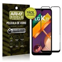 Película de Vidro 3D Fácil Aplicação LG K22 - Armyshield