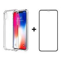 Película De Vidro 3d íphone XS Max + Capa Antiimpacto top