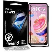 Película De Vidro 3d LG K51S LMK510BMW 6.5 Preta Cobre A 100% - Cell In Power25 Película De Vidro 3d LG K51S LMK510BMW 6.5 Preta Cobre A 100% - Cell In Power25