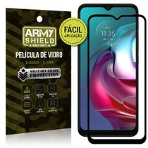 Película De Vidro 3D Moto G30 Fácil De Aplicação -Armyshield