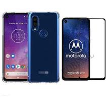 Pelicula De Vidro 3d Motorola One Vision Capa Anti Impacto