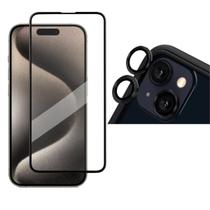 Pelicula De Vidro 3D Para ip 15 Película Câmera