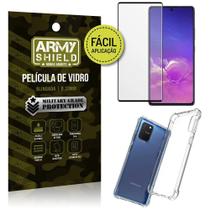 Película de Vidro 3D para S10 Lite 6,7" + Capinha Anti Impacto - Armyshield