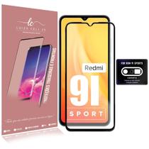 Pelicula De Vidro 3d + Pelicula De Camera Compativel Redmi 9I SPORT 6.53 - Luiza Cell25