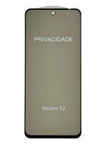Pelicula de Vidro 3d Privacidade Anti Spy Compativel Xiaomi Redmi 12