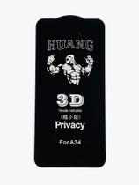 Pelicula de Vidro 3d Privacidade Anti Spy Para Samsung Galaxy A34