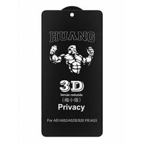 Película de Vidro 3D Privacidade Compatível com Samsung Galaxy S20 FE / A51 / A52 / A52S / A53 Proteção Premium