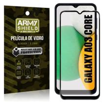 Película de Vidro 3D Samsung A03 Core Blindada Full Cover Armyshield