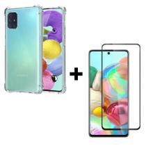 Película De Vidro 3d Samsung A71 + Capa Anti Impacto Melhor Película De Vidro 3d Samsung A71 + Capa Anti Impacto Melhor