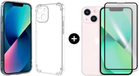 Película De Vidro 3D Tela Toda Para iPhone e Capa Capinha Case