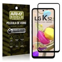 Película de Vidro Blindada para LG K52 tela 6,6" Full Cover - Armyshield