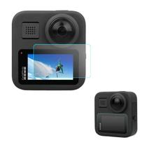 Película de Vidro Câmera GoPro Max 2 e MAX Proteção Tela LCD Touch Display
