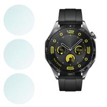 Película de Vidro Compatível Com Huawei Watch GT 4 - 03 Unidades Película de Vidro Compatível Com Huawei Watch GT 4 - 03 Unidades