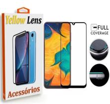 Película De Vidro Full Cover 3D 4D 5D Samsung Galaxy M20 - Yellow Lens