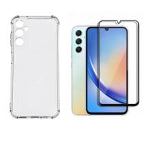 Película De Vidro Galaxy A24 + Capa Antiimpacto