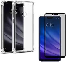 Película De Vidro Mi 8 Lite + Capa Antiimpacto