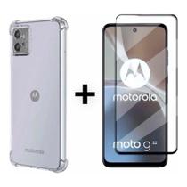Película De Vidro Moto G32 + Capa Antiimpacto