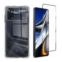 Película De Vidro Poco X4 Pro 5G + Capa Antiimpacto