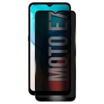 Película De Vidro Privacidade 3d Preta Compativel Moto E7 XT2095 6.5 - Luiza Cell25