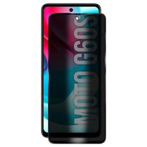 Película De Vidro Privacidade 3d Preta Compativel Moto G60 XT2135- Luiza Cell25