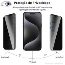 Película De Vidro Privacidade Para iPhone 15 15 Plus Pro Max