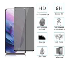 Película De Vidro Privativa 3D 9D Anti Espiao Para Samsung Galaxy S21+ Plus 6.7
