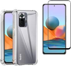 Película De Vidro Redmi Note 10 5G + Capa Antiimpacto