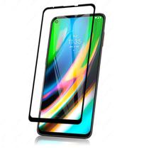 Película De Vidro Temperado 21D Full Cover Moto G9 Plus 6.8