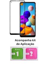 Película De Vidro Temperado 3d Compatível Para Samsung Galaxy A21 / A21s - Olyps