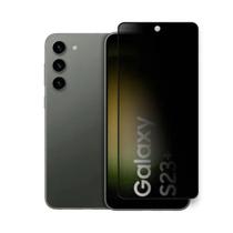 Película de Vidro Temperado 3D Privacidade Compatível para Smartphone Galaxy S23 Plus Com Furo Película de Vidro Temperado 3D Privacidade Compatível para Smartphone Galaxy S23 Plus Com Furo