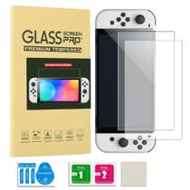 Película De Vidro Temperado Compatível com Nintendo Switch Oled - Tela Completa Película De Vidro Temperado Compatível com Nintendo Switch Oled - Tela Completa