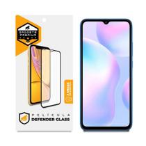 Película Defender Glass Para Xiaomi Redmi 9I Preta Gshield