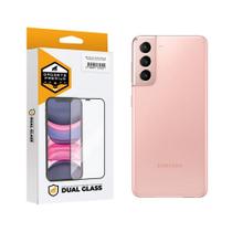 Película Dual Glass Compatível com Samsung Galaxy S21 - Preto - Gshield