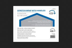 Película elástica Home Plus de 20 cm x 304 m de plástico reciclável transparente
