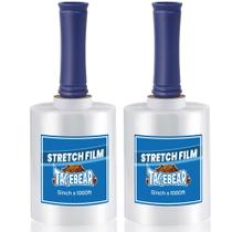 Película elástica TAPEBEAR Mini Clear 80 Gauge 5 cm x 305 m, pacote com 2