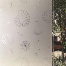 Pelicula Eletrostatica para Box de Vidro Blindex 3D Jateado Dente de Leao 190x120cm