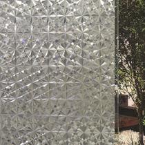 Pelicula Eletrostatica para Vidro Blindex Modelo Estrela de Cristal 200x60cm
