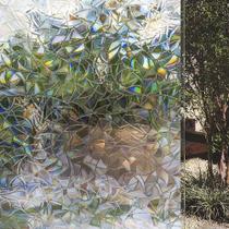 Pelicula Eletrostatica para Vidro Blindex Modelo Holograma Mosaico 200x60cm