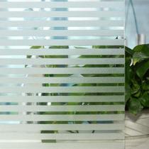 Pelicula Eletrostatica para Vidro Blindex Modelo Jateado Faixas 200x60cm - Open Star Pelicula Eletrostatica para Vidro Blindex Modelo Jateado Faixas 200x60cm - Open Star