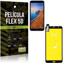 Película Flex 5D Cobre A Tela Toda Xiaomi Redmi 7A - Army