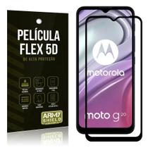 Película Flex Moto G20 Não Quebra Cobre A Tela Toda Blindada