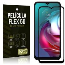 Película Flex Moto G30 Não Quebra Cobre A Tela Toda Blindada - Armyshield