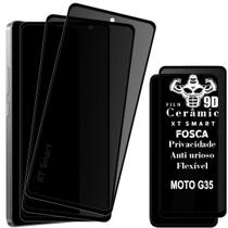 Película Fosca Privacidade Para Moto G35 Kit 3 Películas