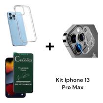 Película Fosca Privacidade + Película de Câmera + Capa Transparente Para Iphone 13 PRO MAX